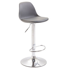 Barhocker Kiel Kunstleder - grau - InfinityMarket