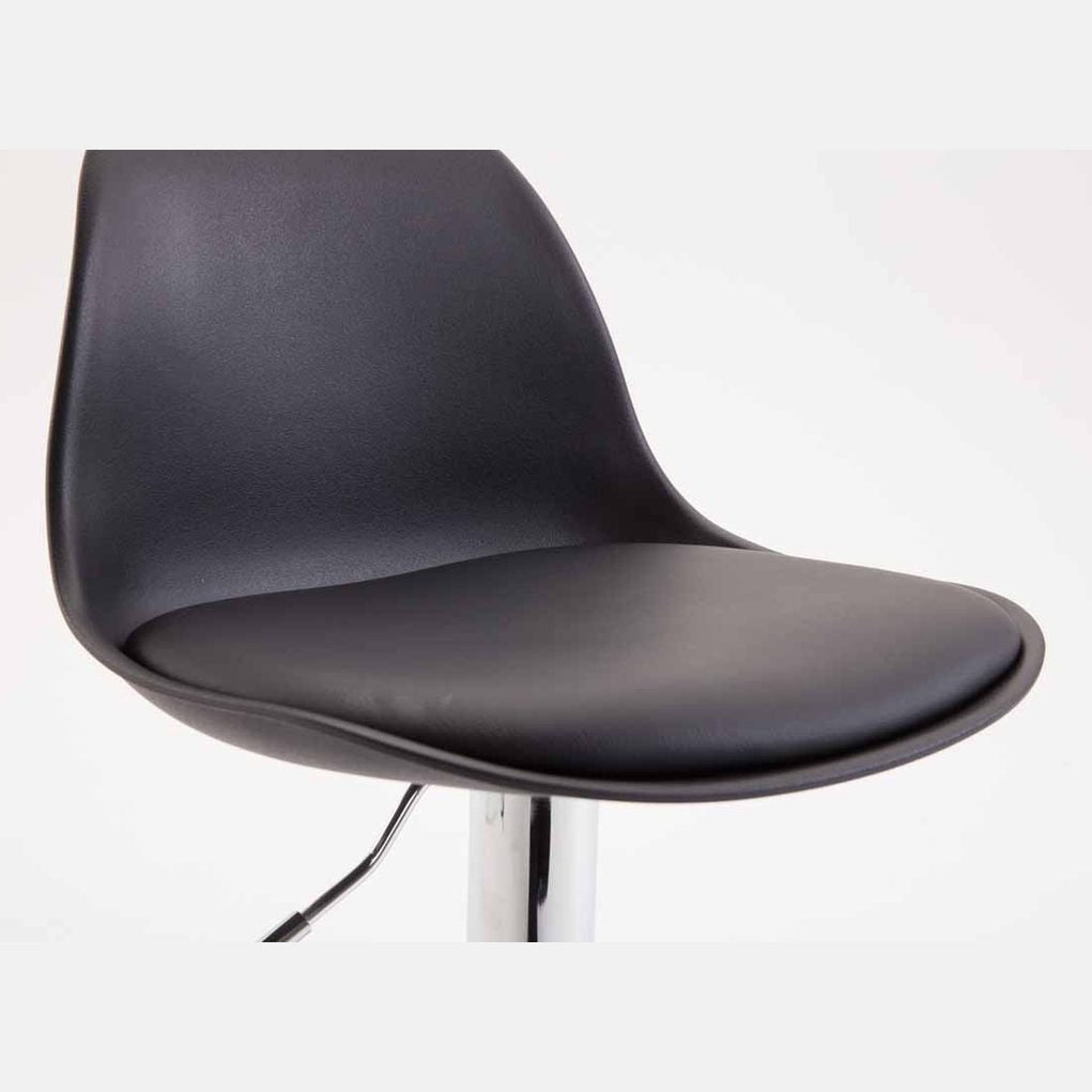 Barhocker Kiel Kunstleder - schwarz - InfinityMarket