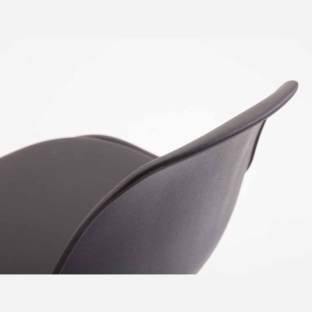 Barhocker Kiel Kunstleder - schwarz - InfinityMarket