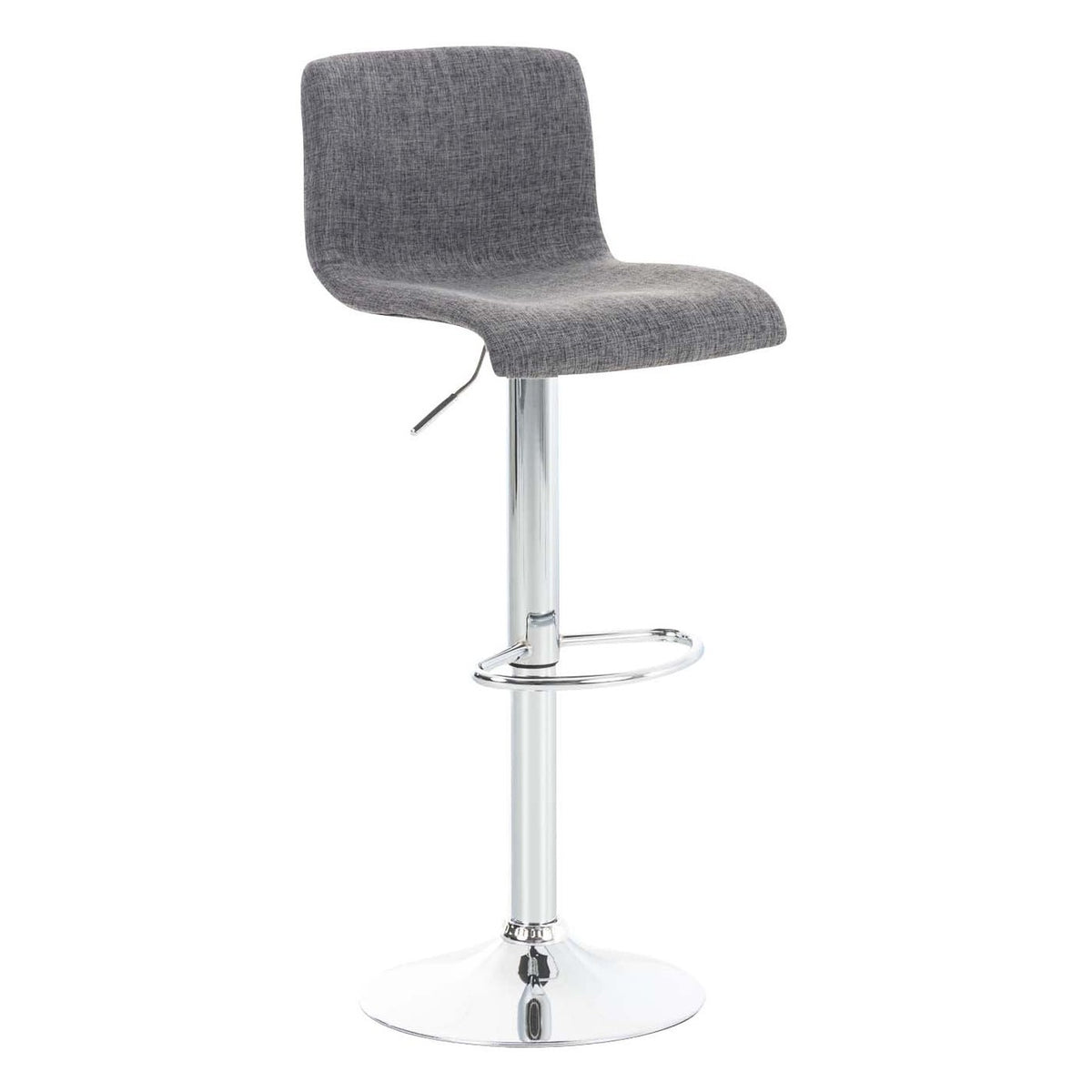 Barhocker Hoover Stoff C - hellgrau
