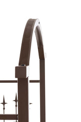 Rosenbogen Luxor mit Tor - braun