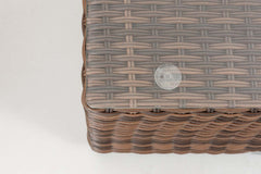 Tisch Genero / Liberi 5mm - braun-meliert