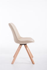 Besucherstuhl Toulouse Stoff Natura Square - creme