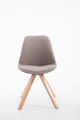 Besucherstuhl Toulouse Stoff Natura Square - taupe