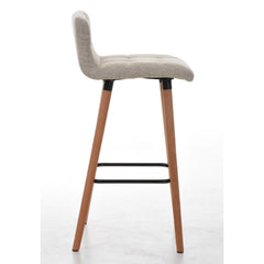 2er Set Barhocker Lincoln Stoff natura - creme