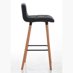 2er Set Barhocker Lincoln Stoff natura - dunkelgrau