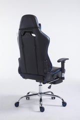 Racing Bürostuhl Limit V2 Kunstleder mit Fußablage - schwarz/blau