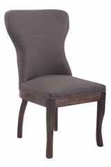 Stuhl Windsor Stoff - dunkelgrau