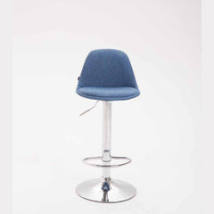 2er Set Barhocker Kiel Stoff - blau