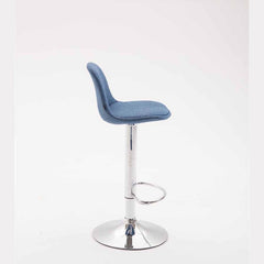 2er Set Barhocker Kiel Stoff - blau
