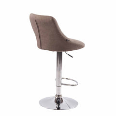 2er Set Barhocker Lazio Stoff C - taupe