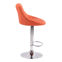 2er Set Barhocker Lazio Stoff C - orange