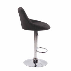 2er Set Barhocker Lazio Stoff C - dunkelgrau