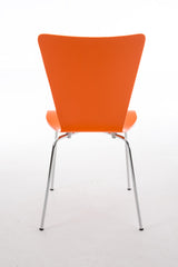 4er Set Besucherstuhl Aaron - orange