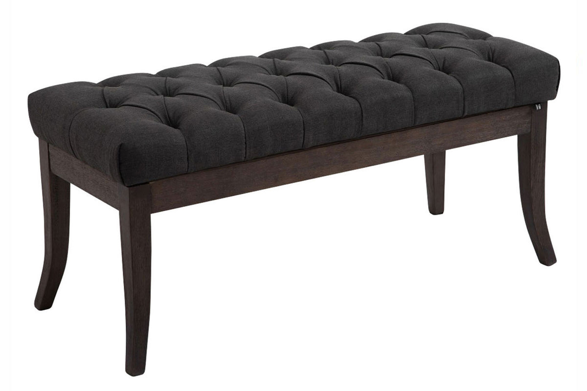 Sitzbank Ramses Stoff antik-dunkel 100 - dunkelgrau