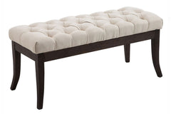 Sitzbank Ramses Stoff antik-dunkel 100 - creme