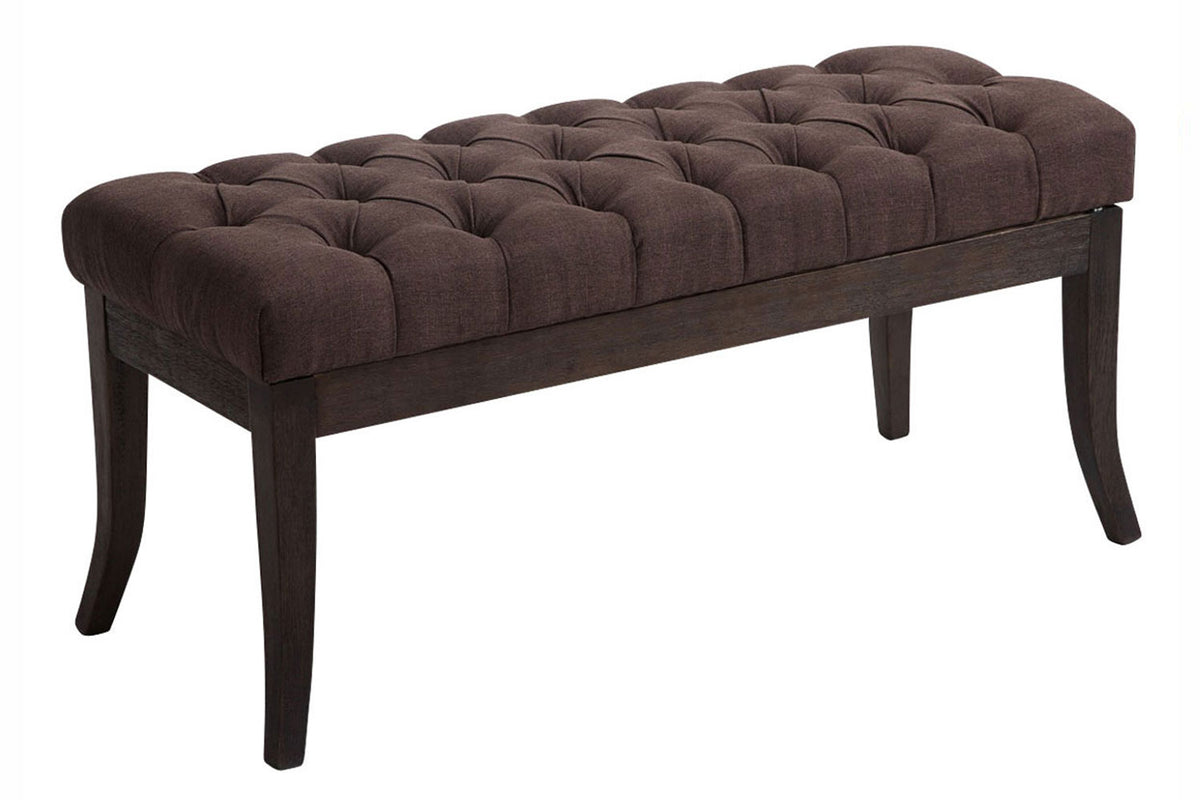 Sitzbank Ramses Stoff antik-dunkel 100 - braun