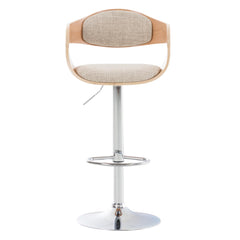 Barhocker Kingston C Stoff - natura/creme