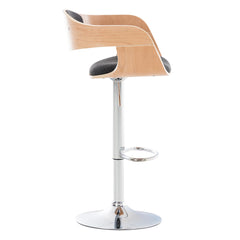 Barhocker Kingston C Stoff - natura/dunkelgrau