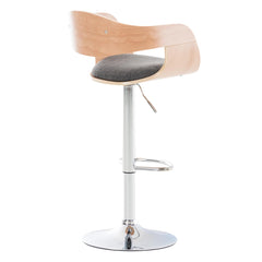 Barhocker Kingston C Stoff - natura/hellgrau