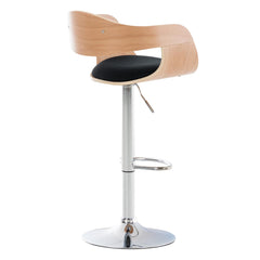 Barhocker Kingston C Stoff - natura/schwarz