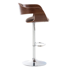 Barhocker Kingston C Stoff - walnuss/braun