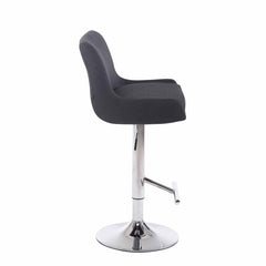 Barhocker Club Kunstleder C - schwarz