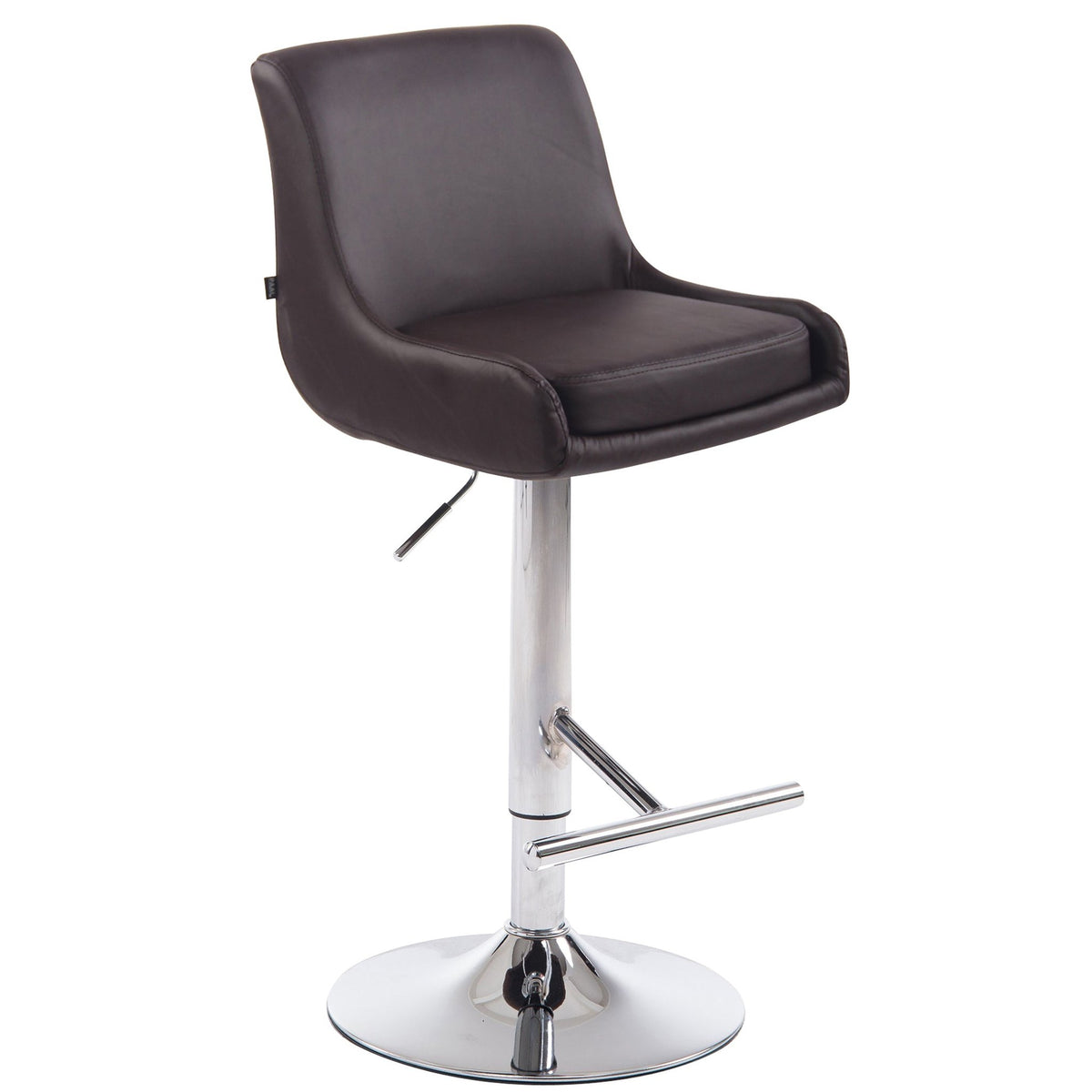 Barhocker Club Kunstleder C - braun