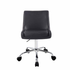 Arbeitshocker Club Kunstleder - schwarz