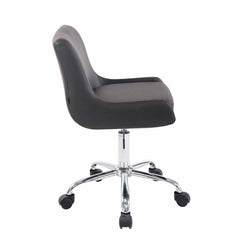 Arbeitshocker Club Kunstleder - grau