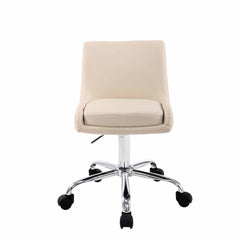 Arbeitshocker Club Kunstleder - creme