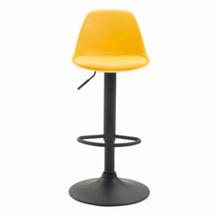 Barhocker Kiel Kunstleder schwarz - gelb