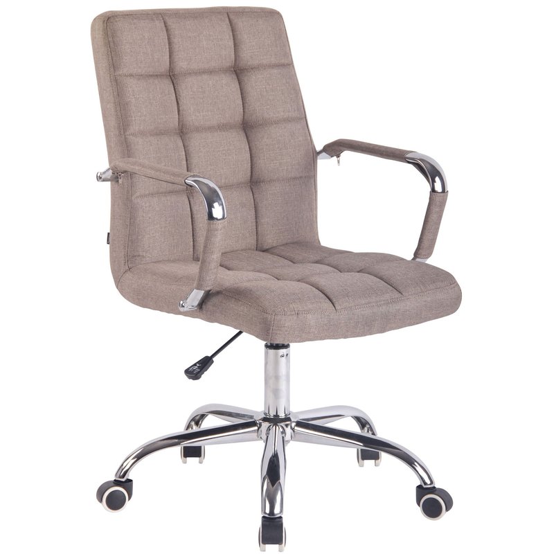 Bürostuhl Deli Stoff - taupe