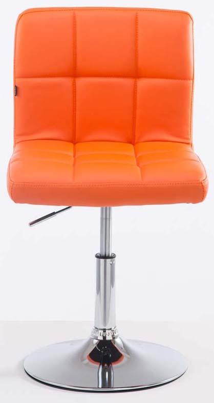 2er Set Lounger Palma V2 Kunstleder - orange by Dropshipping-Europe – Barhocker