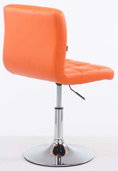 2er Set Lounger Palma V2 Kunstleder - orange by Dropshipping-Europe – Barhocker