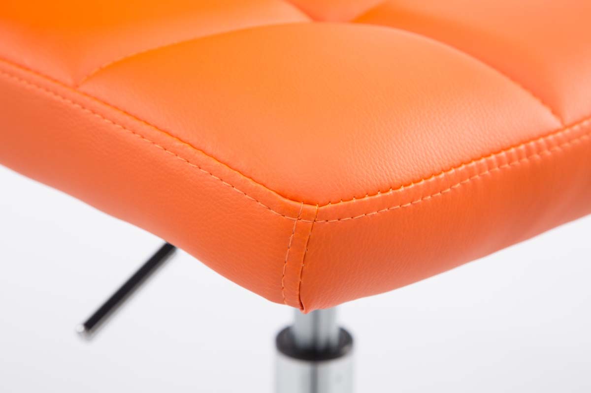 2er Set Lounger Palma V2 Kunstleder - orange by Dropshipping-Europe – Barhocker