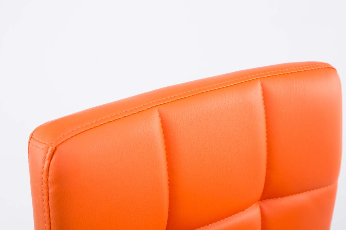 2er Set Lounger Palma V2 Kunstleder - orange by Dropshipping-Europe – Barhocker