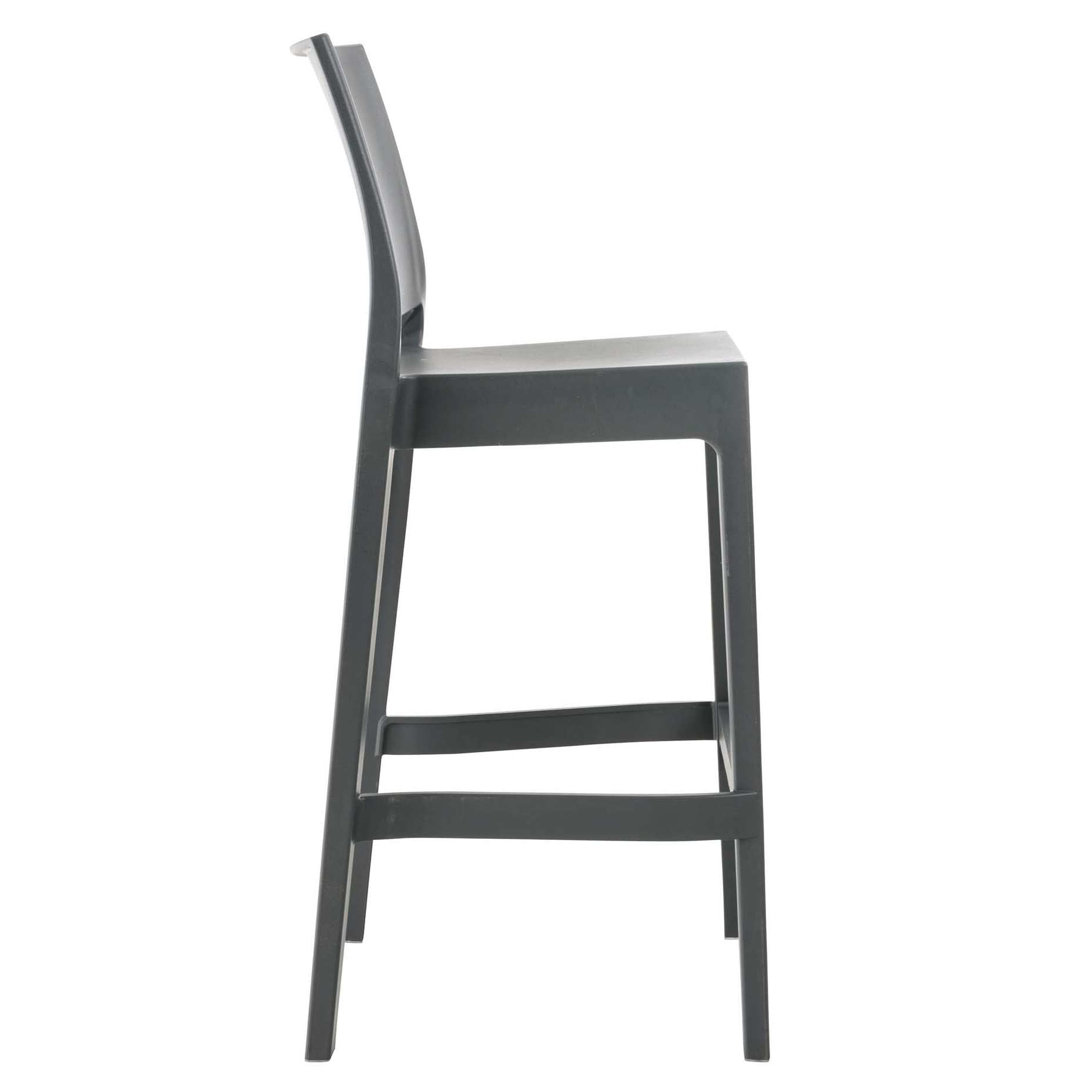Barhocker Maya - dunkelgrau - InfinityMarket