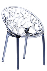 Stapelstuhl CRYSTAL - grau - InfinityMarket