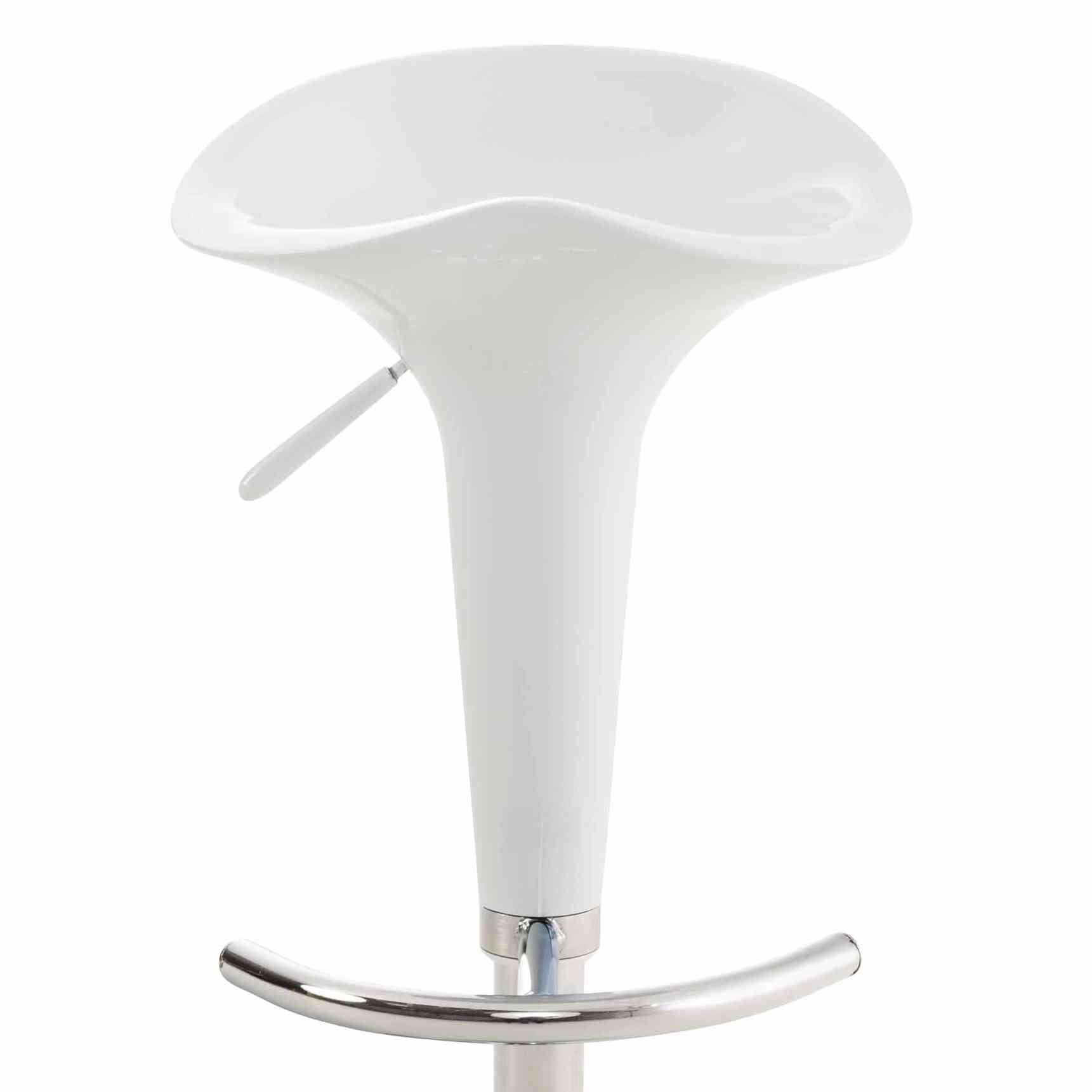 2er Set Barhocker Saddle - weiß - InfinityMarket