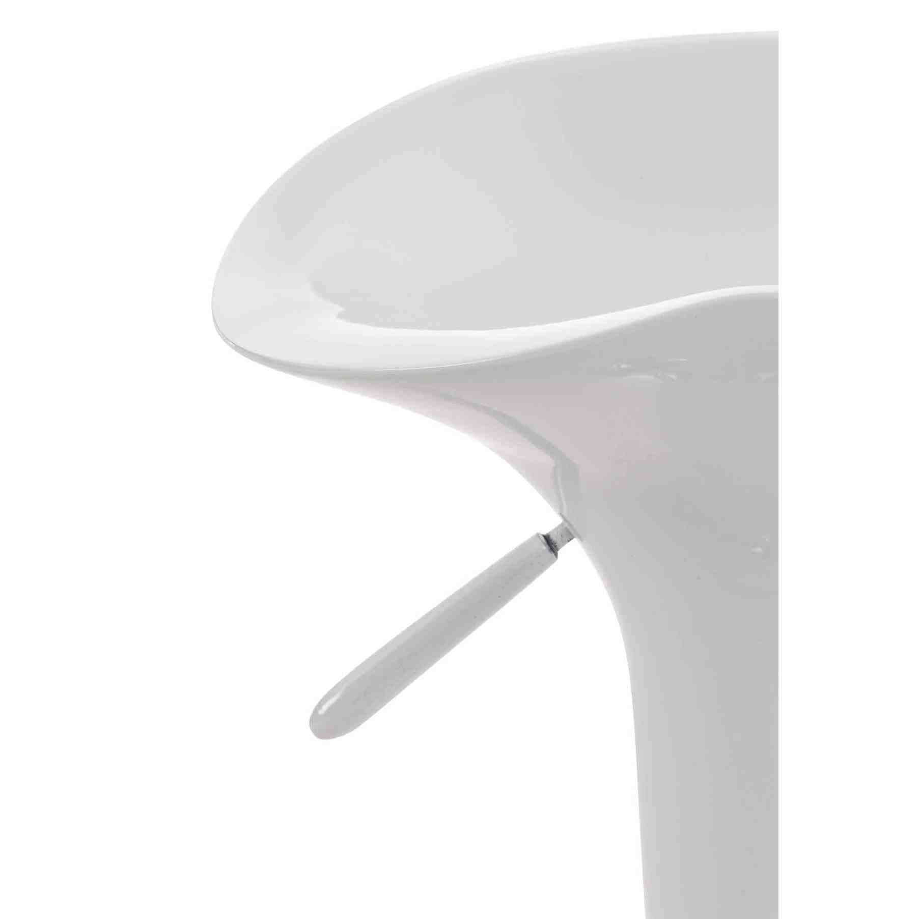 2er Set Barhocker Saddle - weiß - InfinityMarket