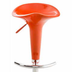 2er Set Barhocker Saddle - orange