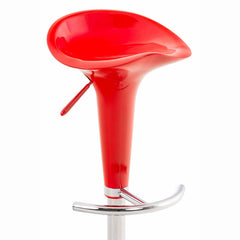 2er Set Barhocker Saddle - rot