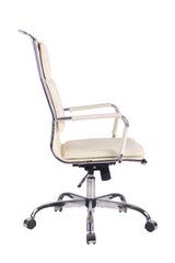 Bürostuhl Bedford Kunstleder - creme