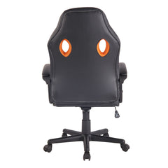 Bürostuhl Elbing - schwarz/orange
