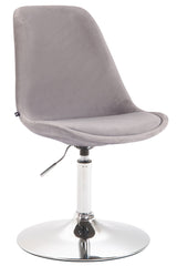 Esszimmerstuhl Maverick Samt chrom - grau