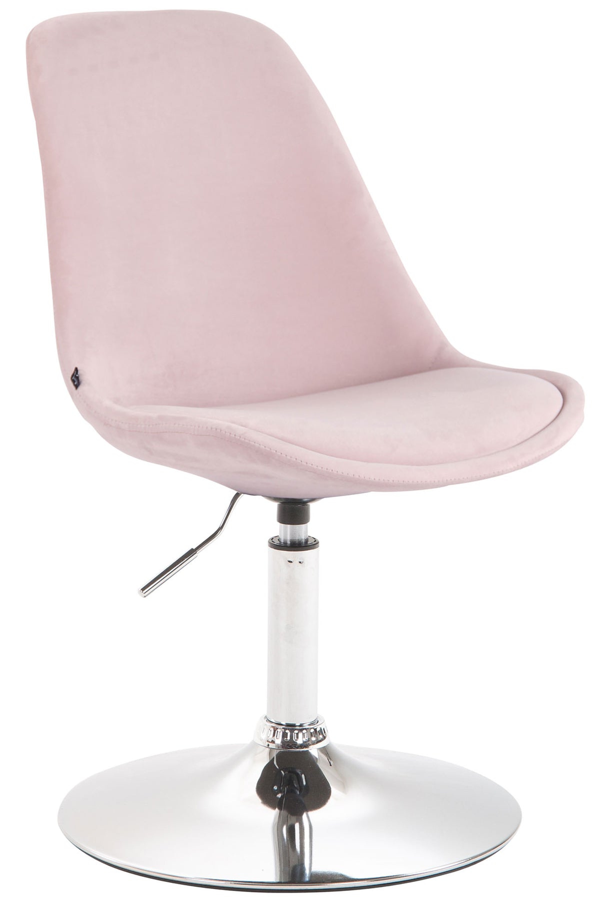 Esszimmerstuhl Maverick Samt chrom - pink