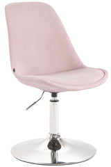 Esszimmerstuhl Maverick Samt chrom - pink