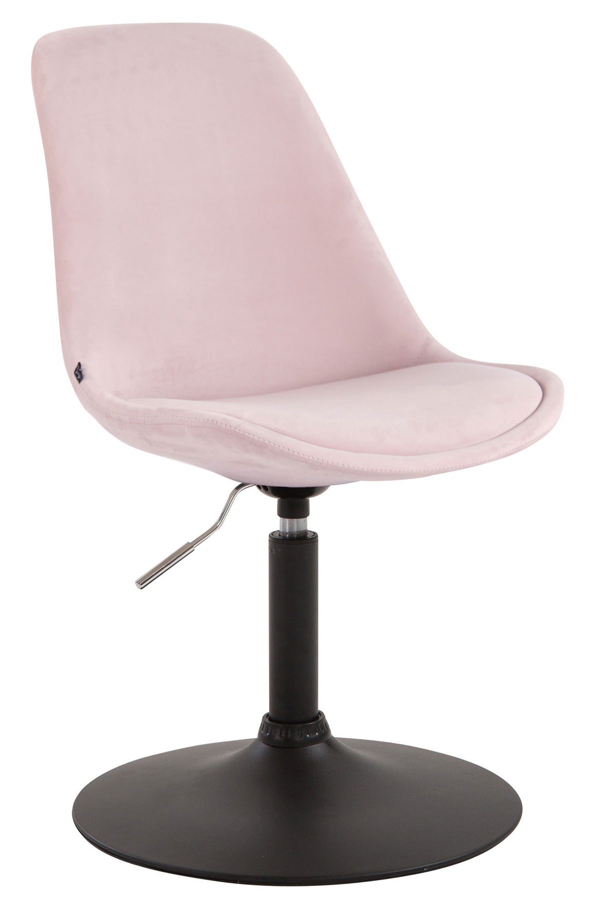 Esszimmerstuhl Maverick Samt schwarz - pink