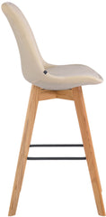 Barhocker Metz Samt natura - creme